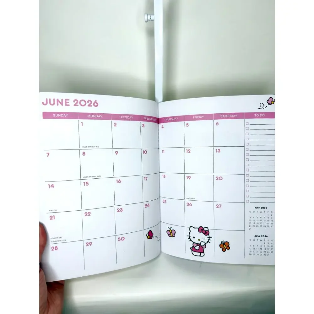 Hello Kitty 2026 Monthly Planner